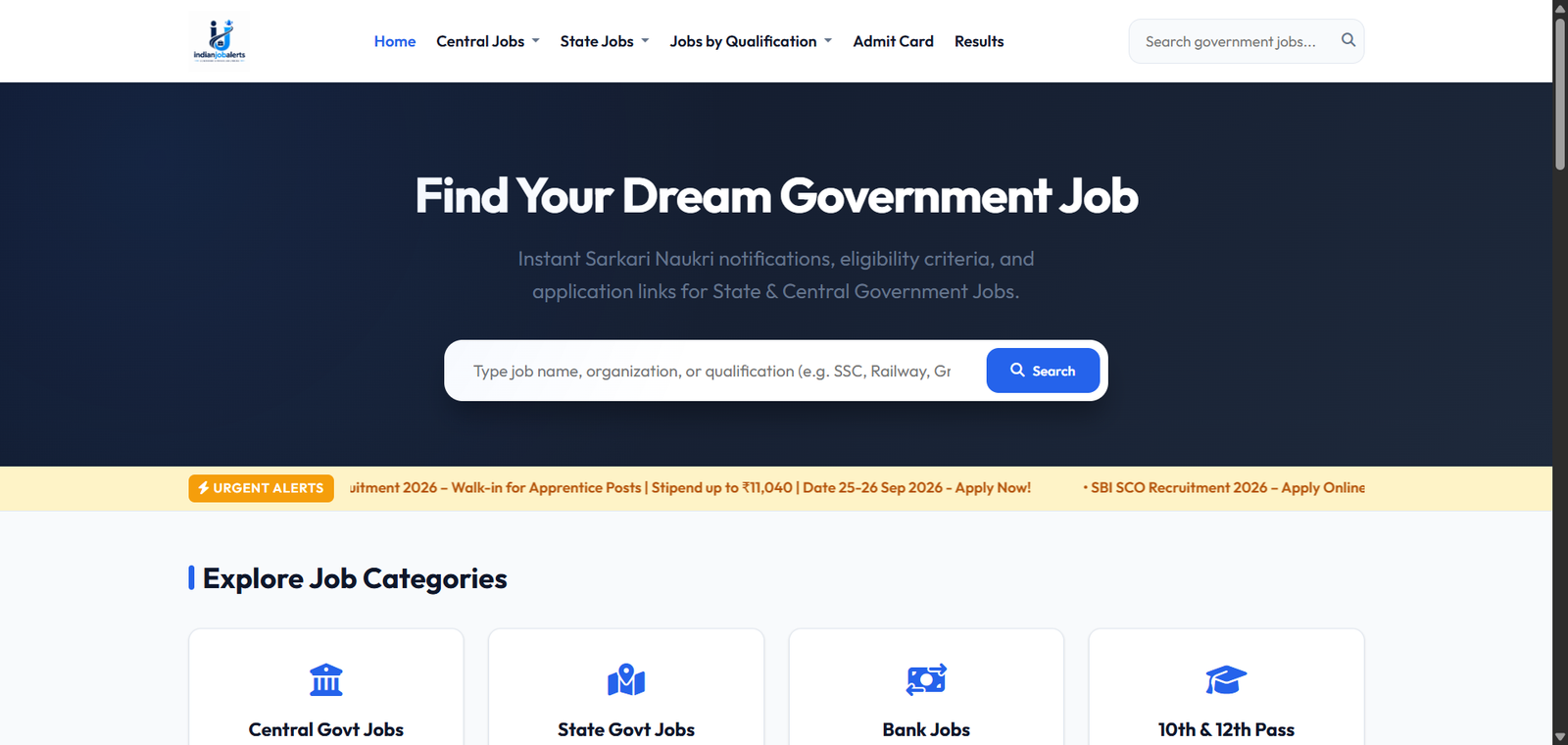 Indian Job Alerts